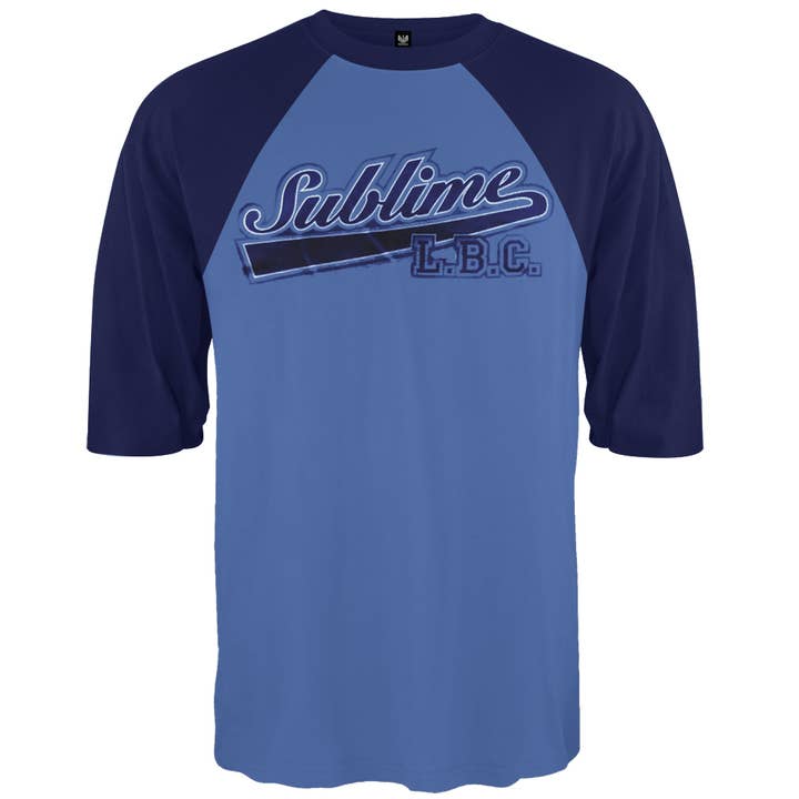 Official Store - Wholesale Screen Printed T-Shirt - Men's - Sublime - LBC Logo Men's Raglan Tee