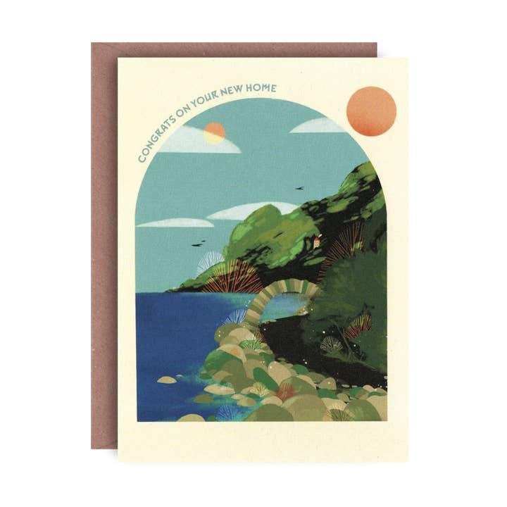 Félicitations On Your New Home Carte de vœux pour la vente par Lione & Sheikh