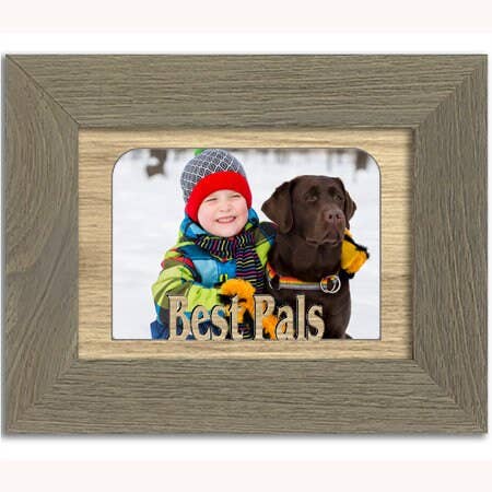 Cadre photo de table Best Pals, peut contenir une photo 4 x 6 pouces, plusieurs options de couleur, cadre familial pour la vente par Northland Frames and Gifts Inc