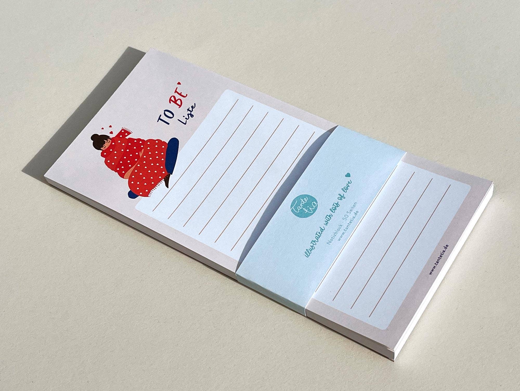 TANTE TIA – Großhandel Notizblöcke – Notizblock TO BE LISTE / Block / To Do Liste / Abreißblock1