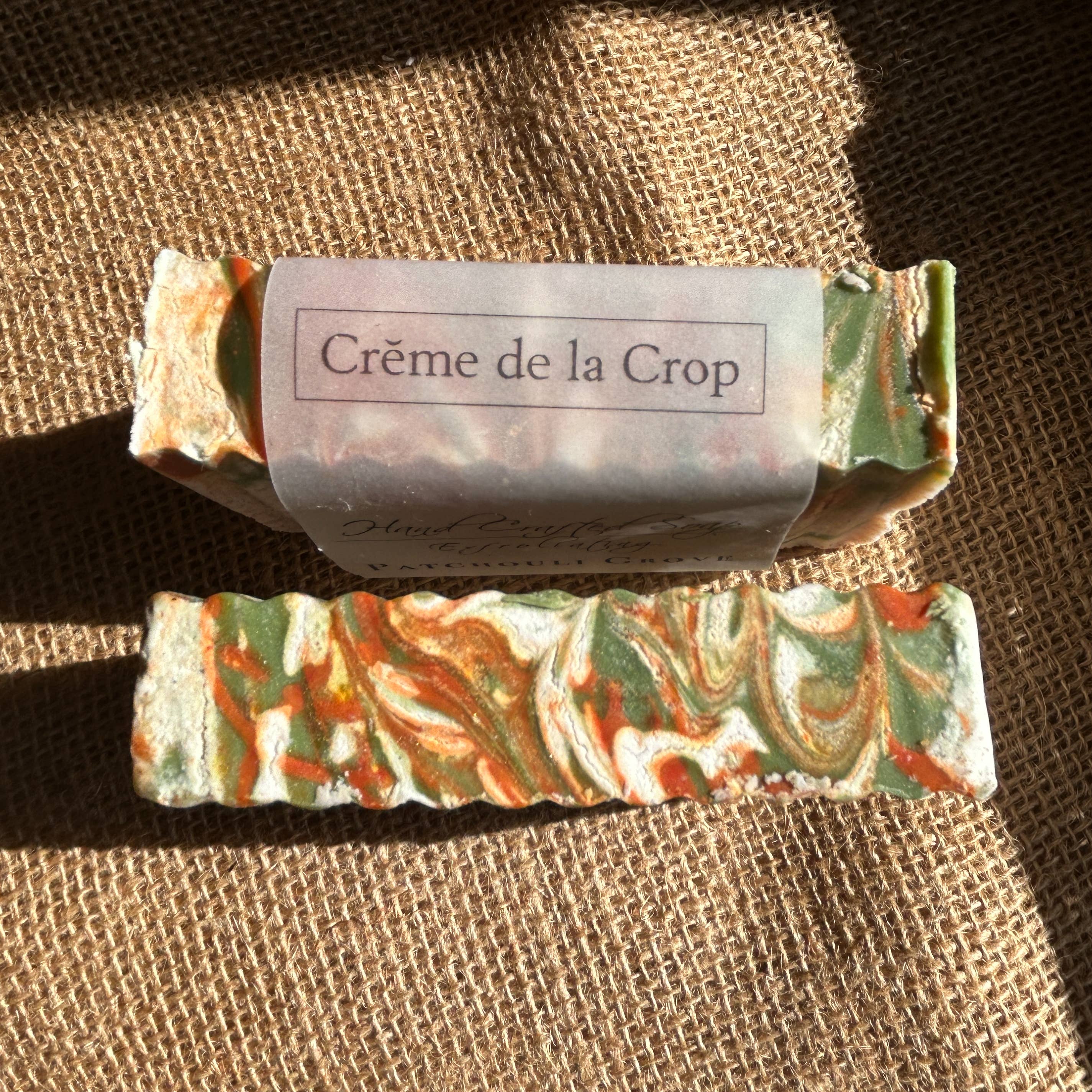 Creme de la Crop, Inc. - Wholesale Bar Soap - Soap - Patchouli Grove (Exfoliating) Orange and Patchouli 2