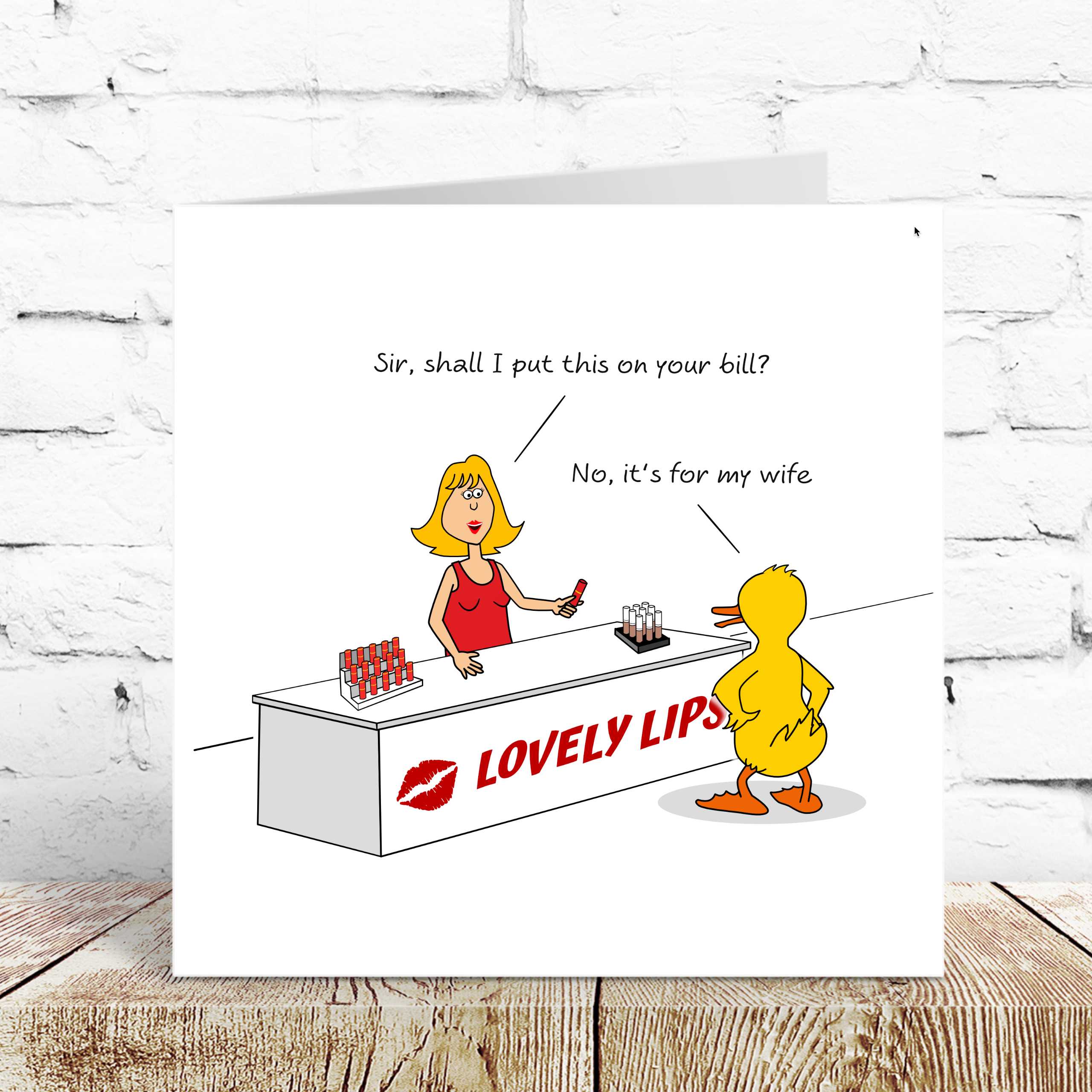 Swizzoo Cards – wholesale Birthday card – Funny Birthday Card for Wife Female Her Ducks Shopping Animals Humorous Swizzoo1