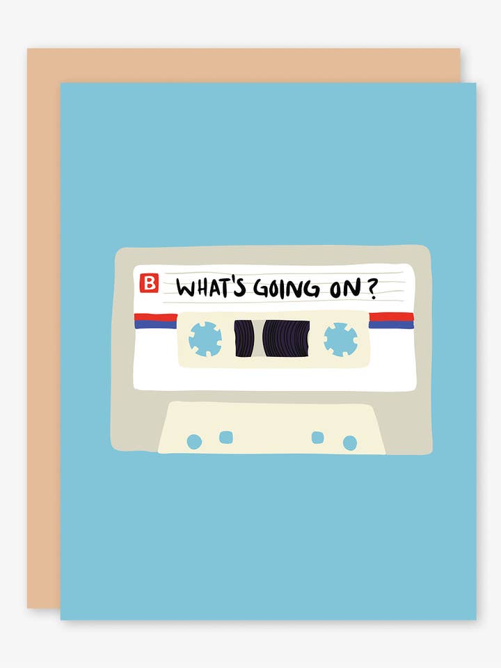 Mixtape What's Going On Card for wholesale by Stacey O'Nary