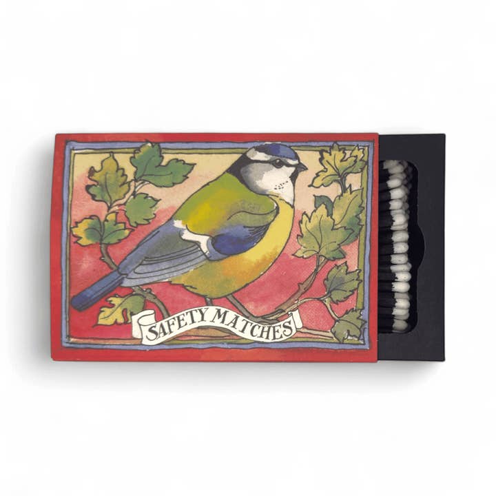 Blue Tits By Mattew Rice for wholesale by The Matchbox Maker Ltd