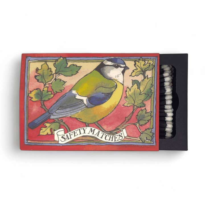 Blue Tits By Mattew Rice for wholesale by The Matchbox Maker Ltd