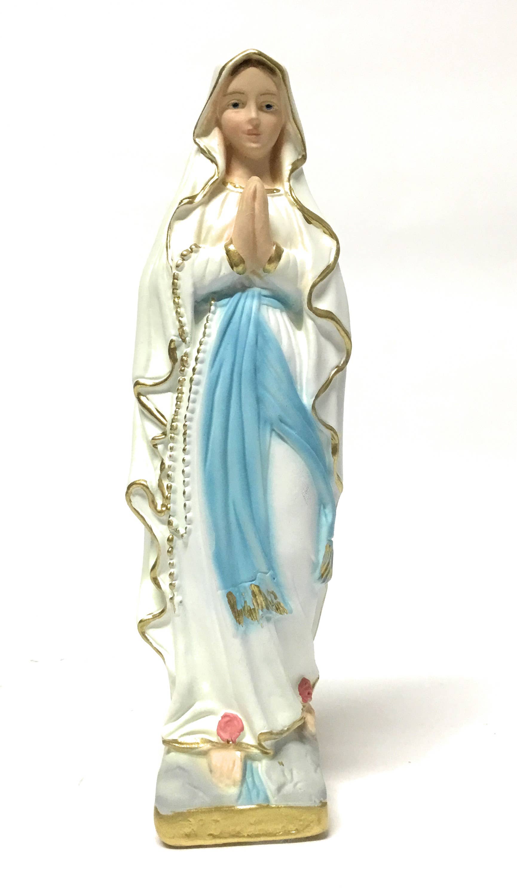 Costa Articoli Religiosi - Wholesale Decorative Figurine - Statue of Our Lady of Lourdes cm. 20 in phosphorescent plaster0