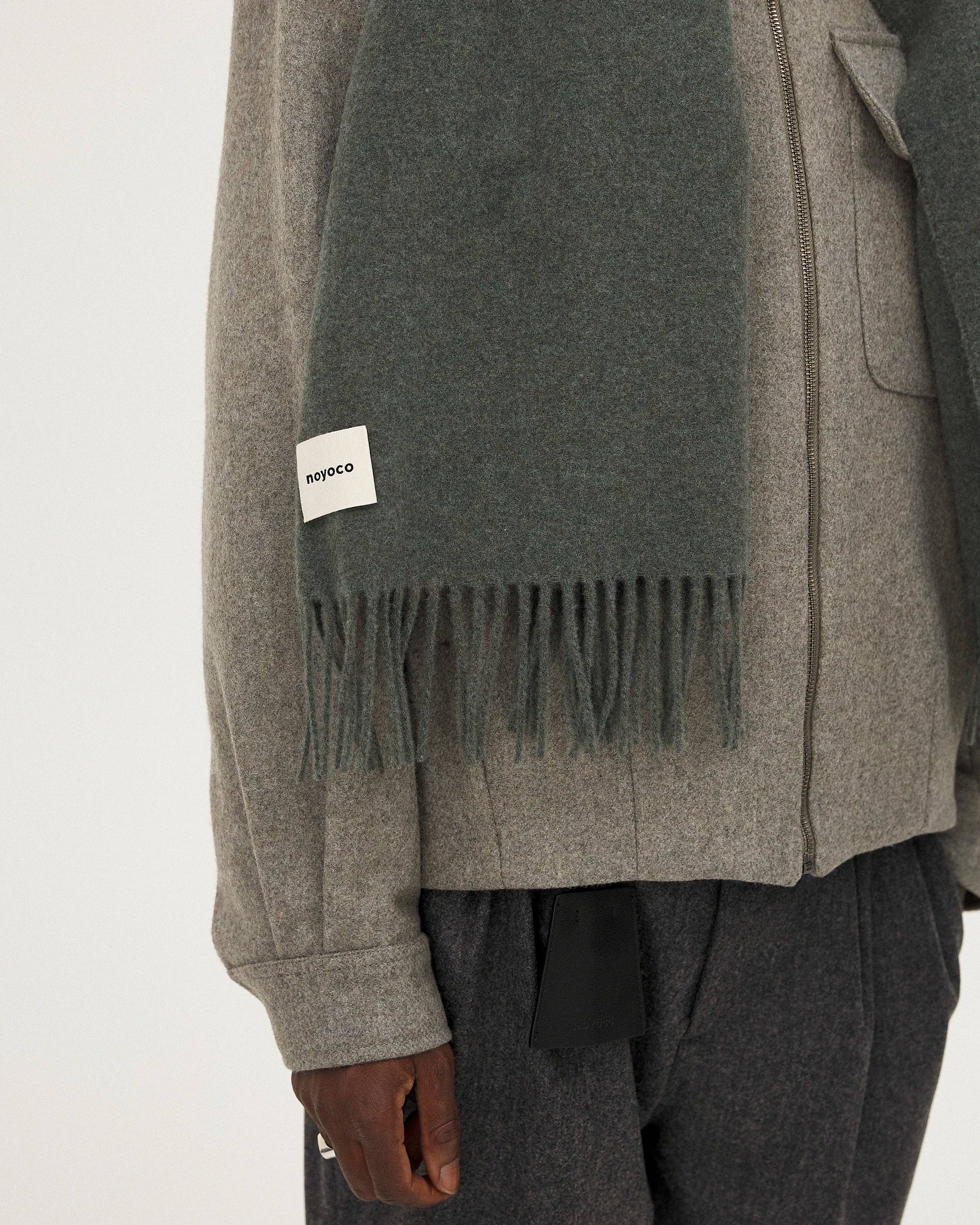 NOYOCO - Wholesale Scarf - Unisex - Unisex Scarf Odda Green2