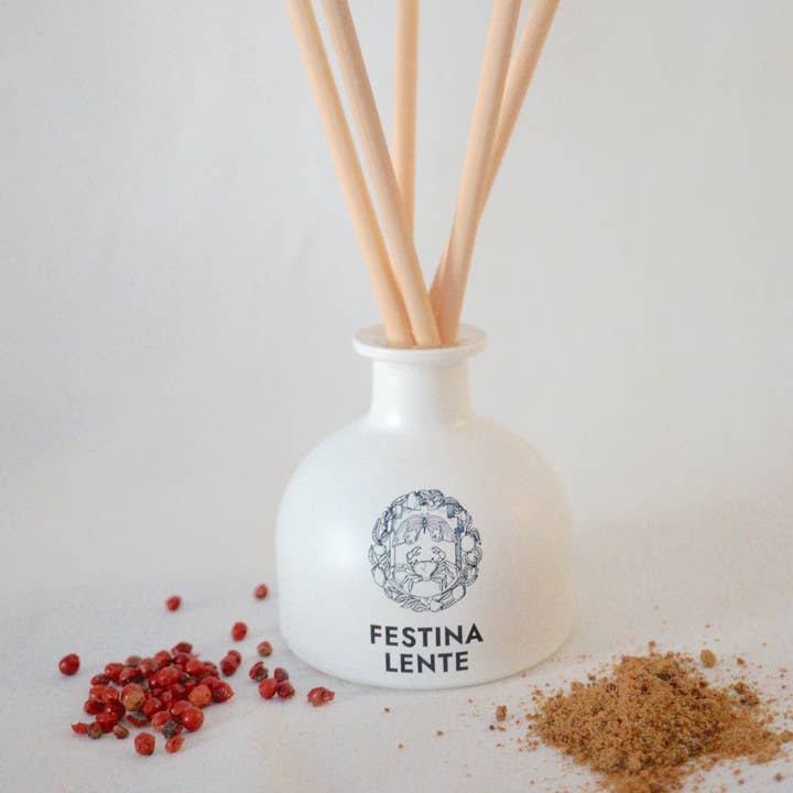 CARPE DIEM 100ml (3oz) Niche Scent Reed Diffuser Alcohol-Fre for wholesale by FESTINA LENTE MILANO