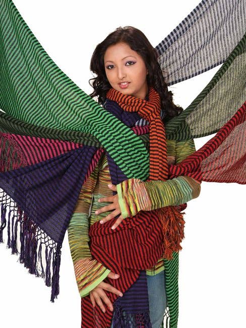 Wollen sjaal voor wholesale door The Collection Royal / Royal Handicrafts