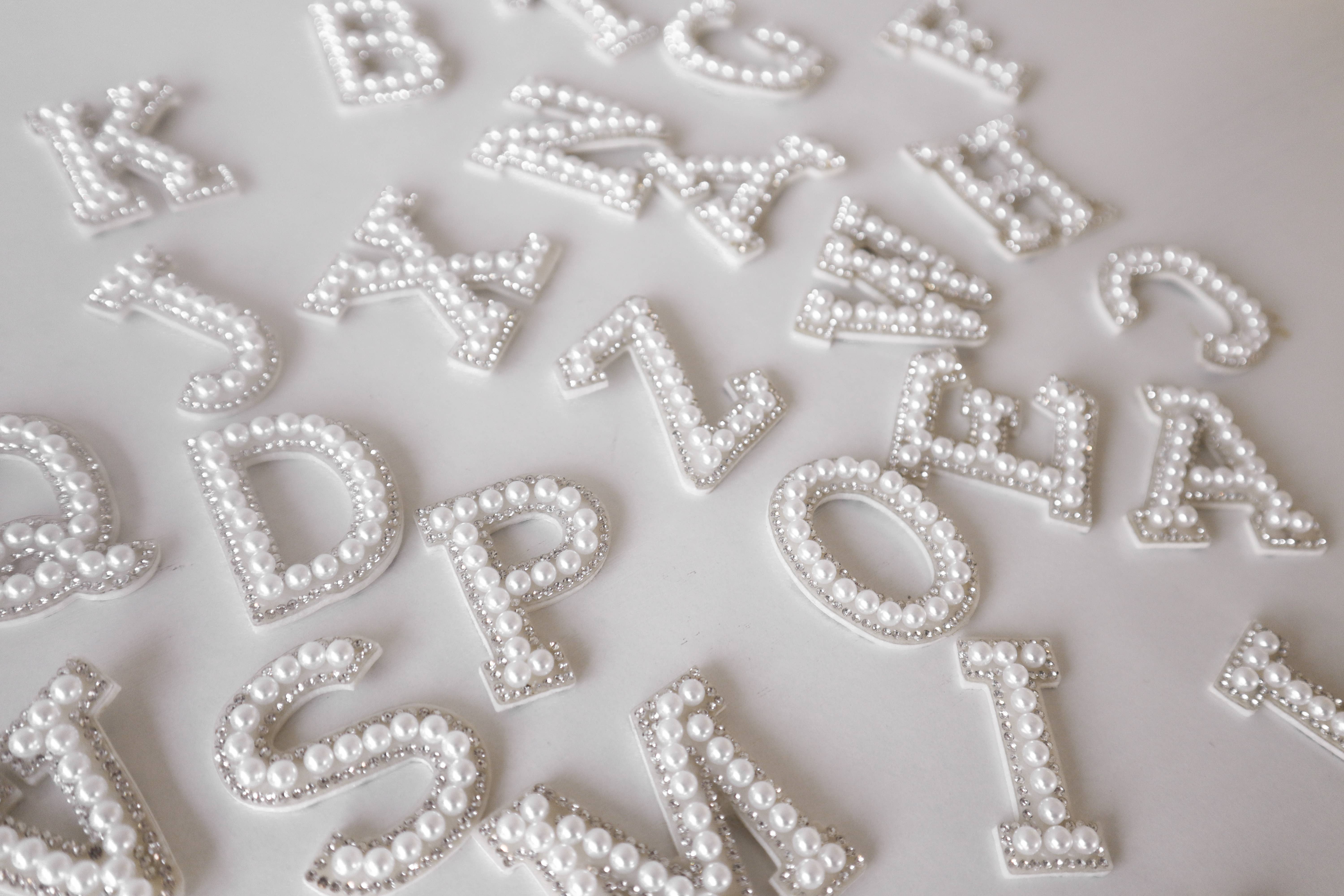 Bash - Wholesale Patch - Pearl Patches, Set A-Z, 1.5 inches, Adhesive Patches2