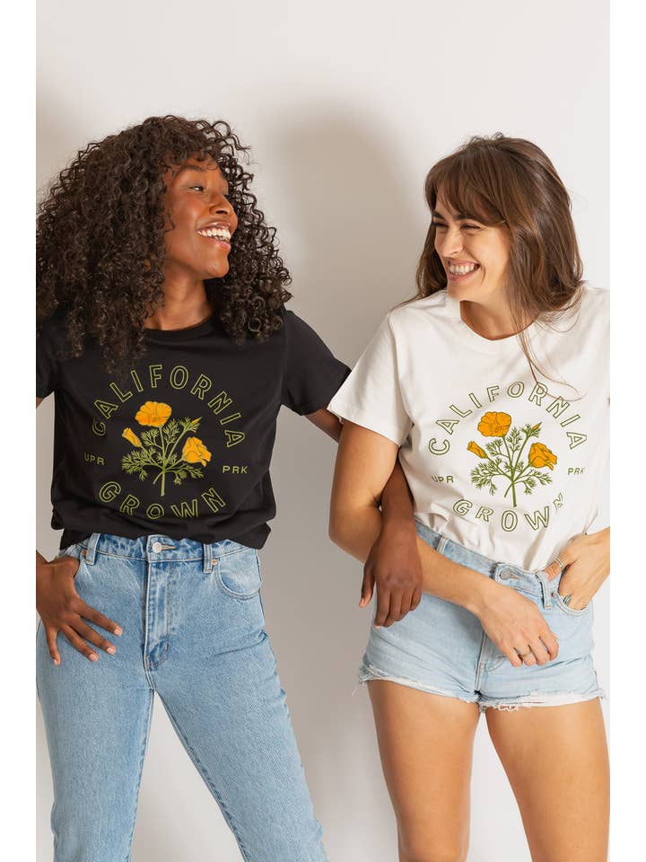 Upper Park Clothing - Wholesale Screen Printed T-Shirt - Women's - California Grown Routine Tee4