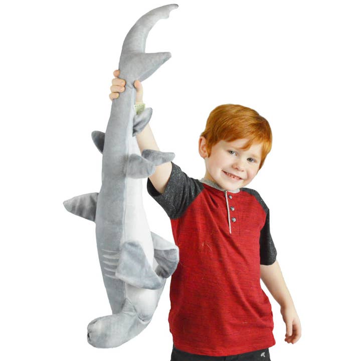 VIAHART Toy Co. - Wholesale Stuffed/Plush Toy - Kids & Baby - MC The Hammerhead Shark | 31 Inch Stuffed Animal Plush1