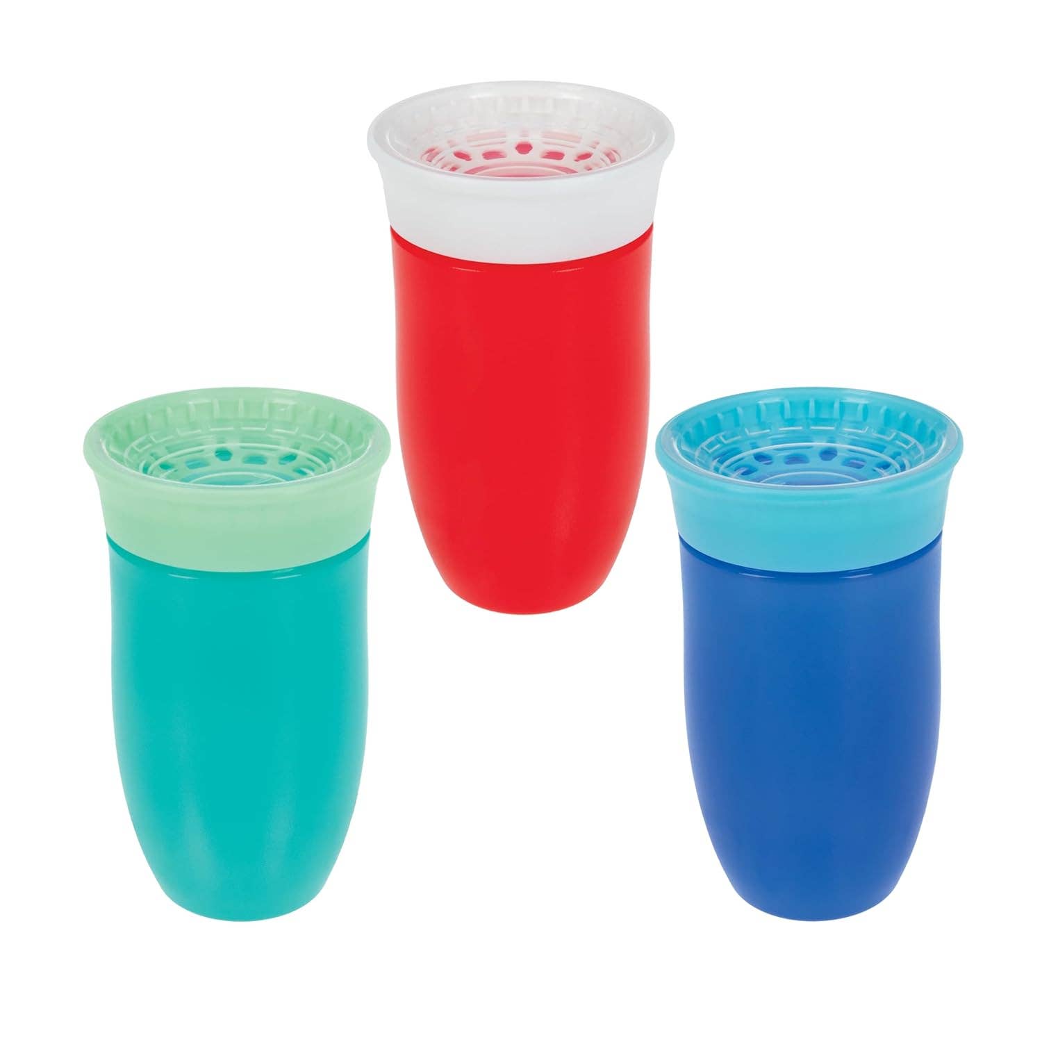 Nuby - Wholesale Drinking Glass/Cup - Nuby 10oz 360 Wonder Cups - 3 Pack0