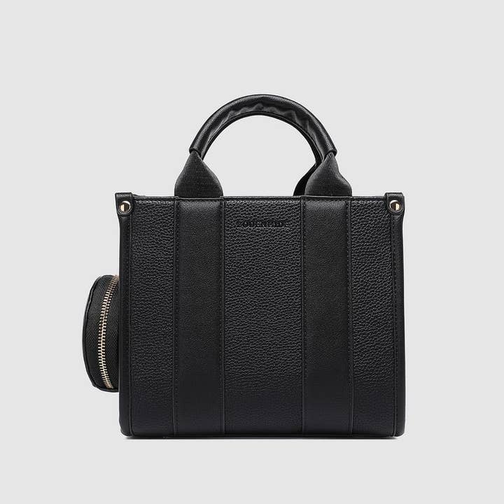 Mini Manhattan Tote Bag - Black for wholesale by Louenhide
