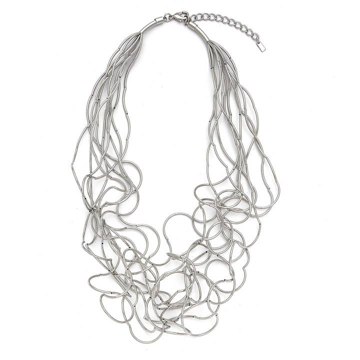 Kosa Jewels – Großhandel Gliederhalskette – Angelica Mehrreihige, trommelige Halskette2