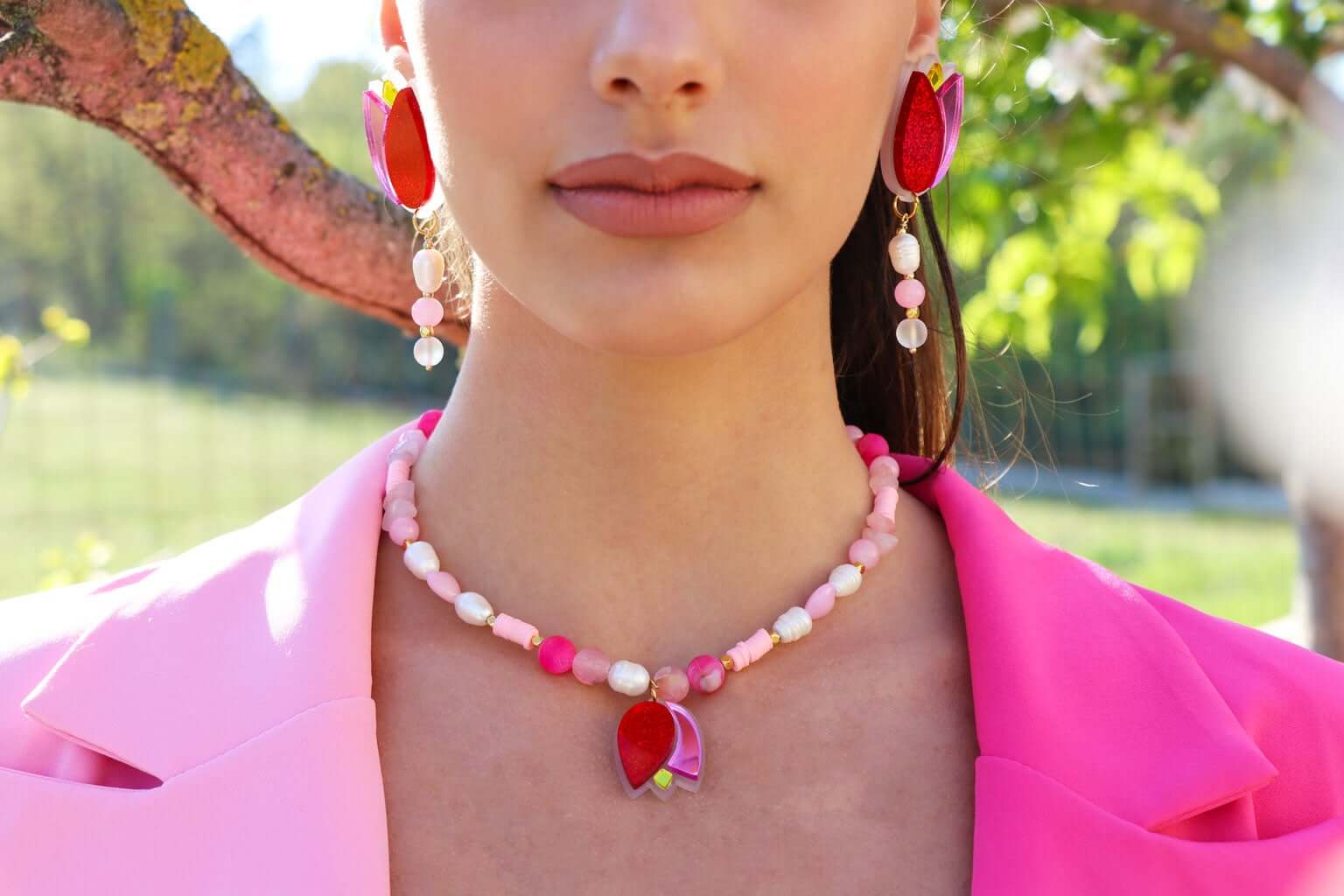 Funk Da Queen – Großhandel Ohrhänger – Tulpen-Ohrringe1