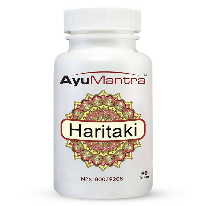 Haritaki Tablets (Terminalia Chebula) - 90 tablets for wholesale by AyuMantra