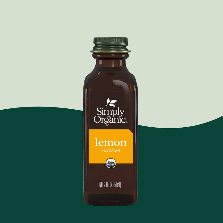Simply Organic - Wholesale Flavored Syrup - Lemon Flavor, Certified Organic, Kosher, 2 Fl Oz