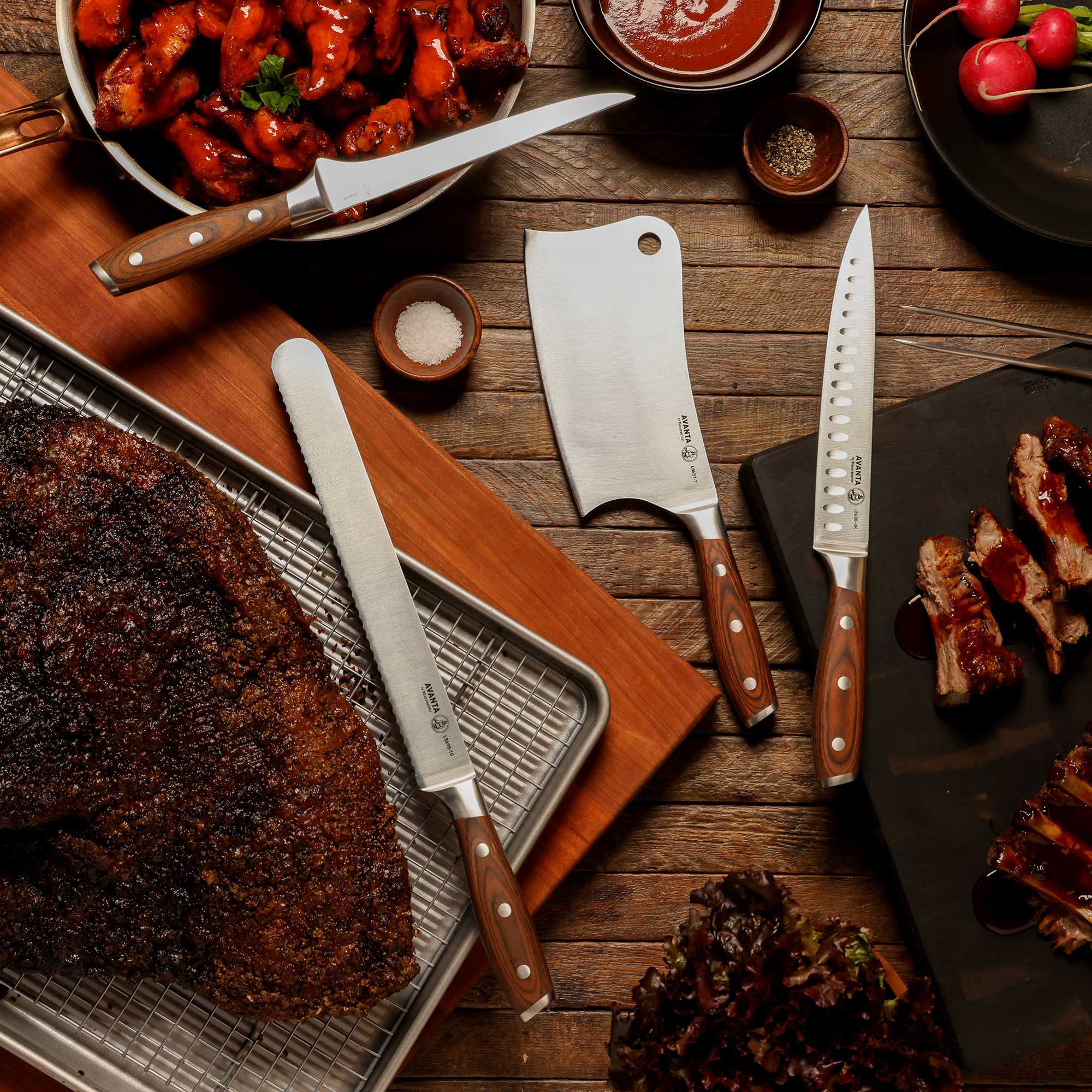 Messermeister - Vente Couteau de cuisine/multi-usage - Avanta Pakkawood Couteau de Chef Lourd - 7"1