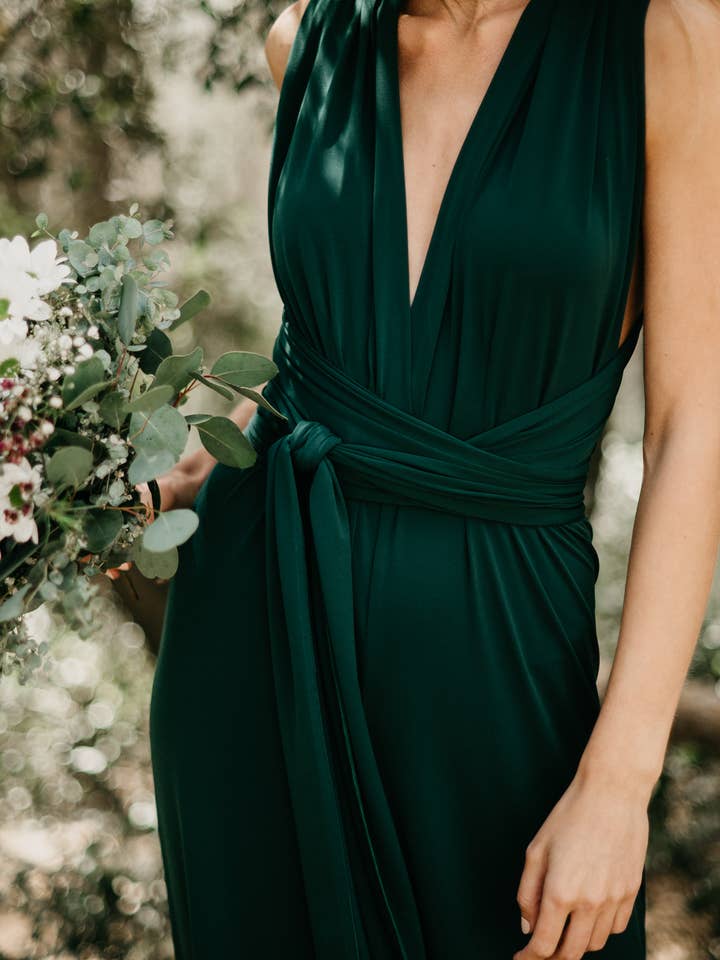 Mono Green jumpsuit med oändliga möjligheter för wholesale av CEYLAN BCN