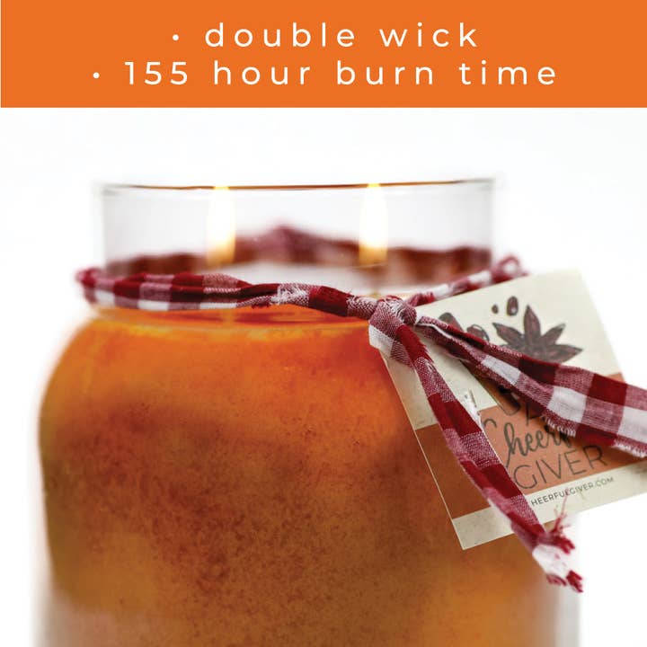 A Cheerful Giver - Wholesale Jar/Filled Candle - KOTL Papa Candle (34oz.) – Orange Cinnamon Clove