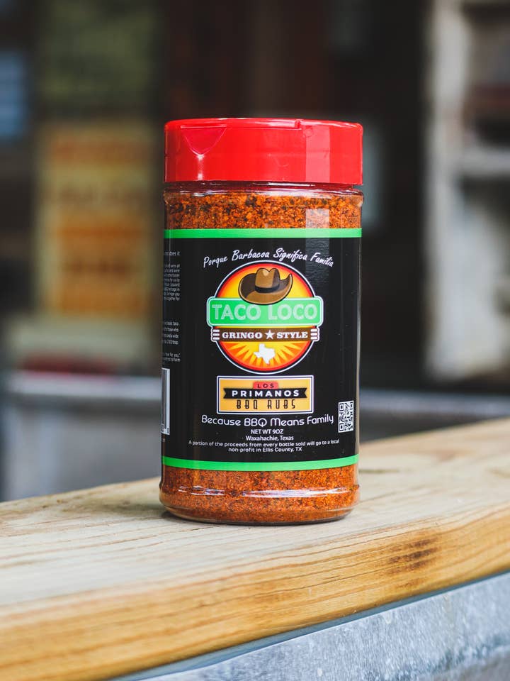 Taco Loco im Gringo-Stil für den Großhandel von Los Primanos BBQ Rubs