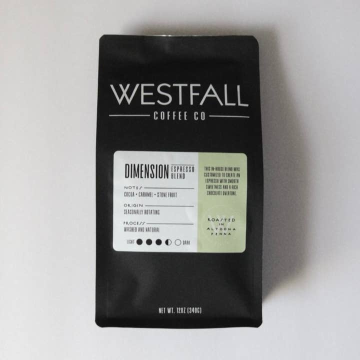 Dimension for wholesale by Westfall Coffee Co.