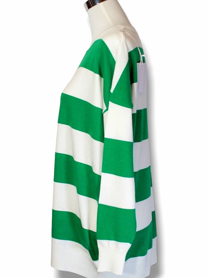 NINEF - Wholesale Tunic Sweater - Women's - Stripe Harmony Sweater - Sophisticated Fit8