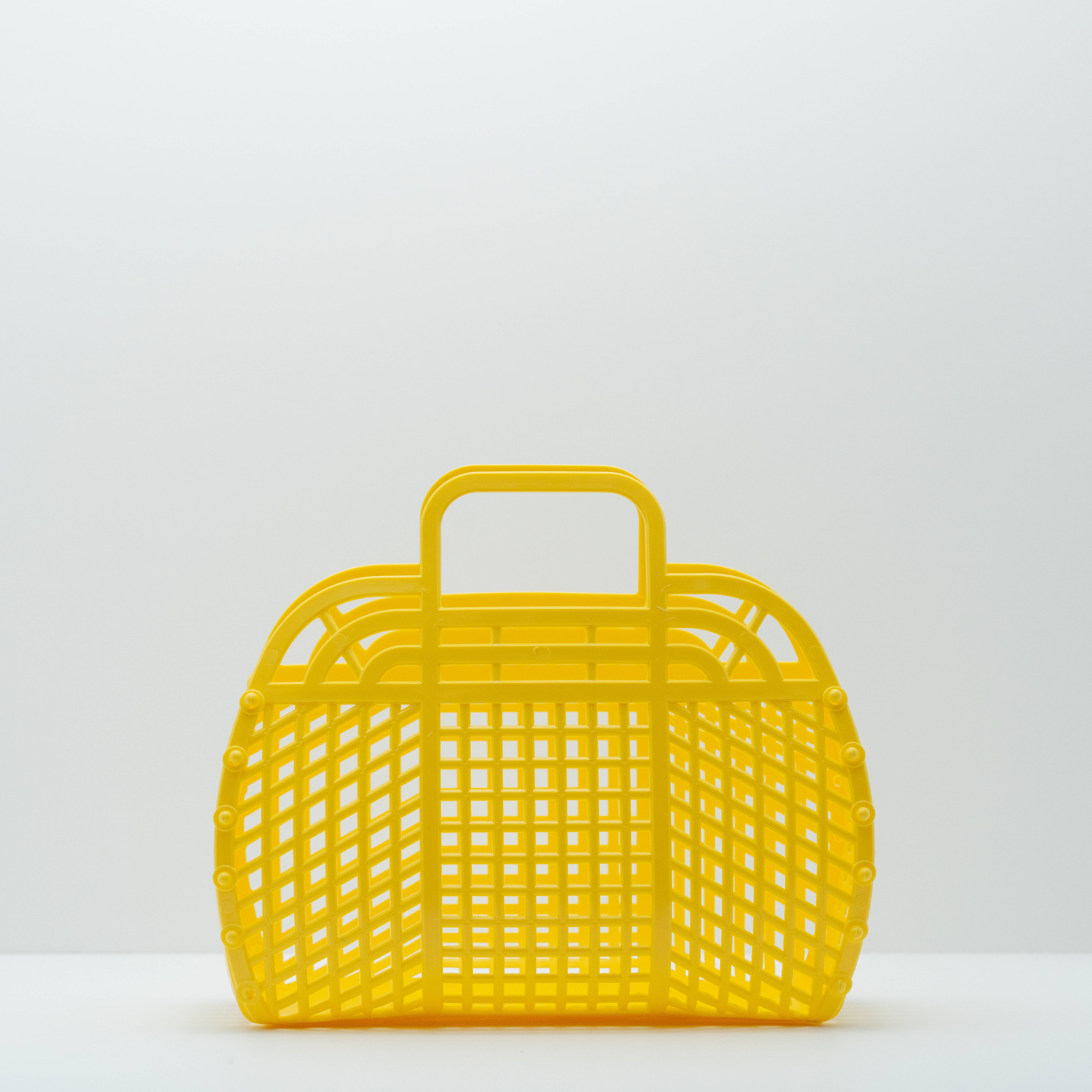 JustforZo boutique, Inc. - Wholesale Basket - Medium Retro Jelly Baskets, Bags - 𝙈𝙖𝙙𝙚 𝙞𝙣 𝙐𝙎𝘼!10