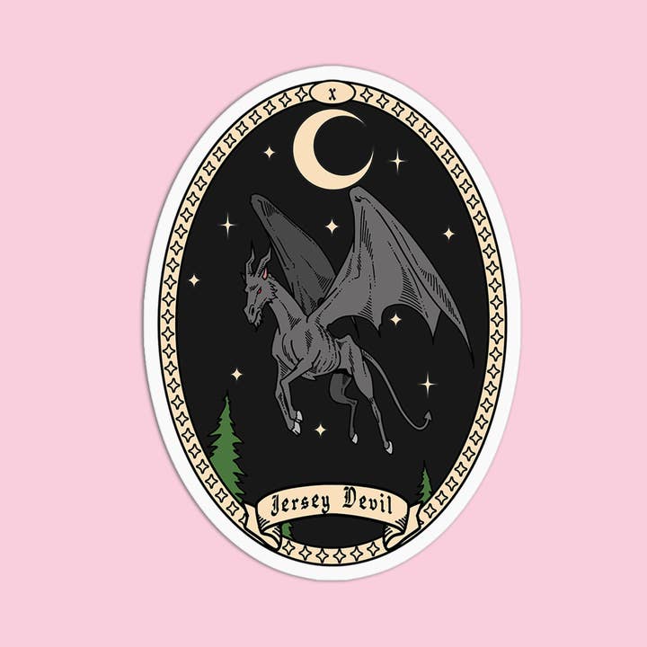 Girls Printing House - Wholesale Sticker - Jersey Devil Vinyl Textured Sticker1