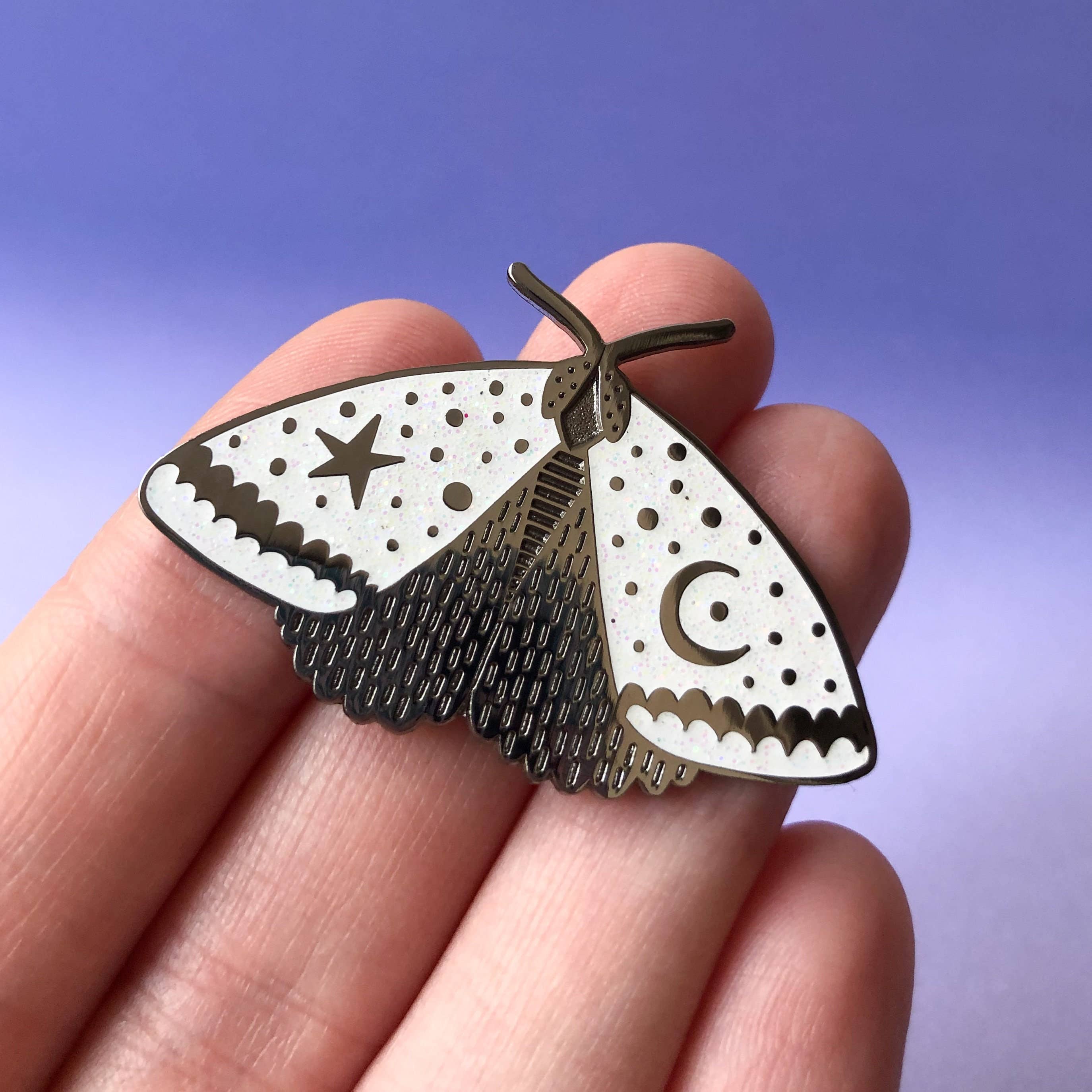 Button Anstecknadel Schmetterling 