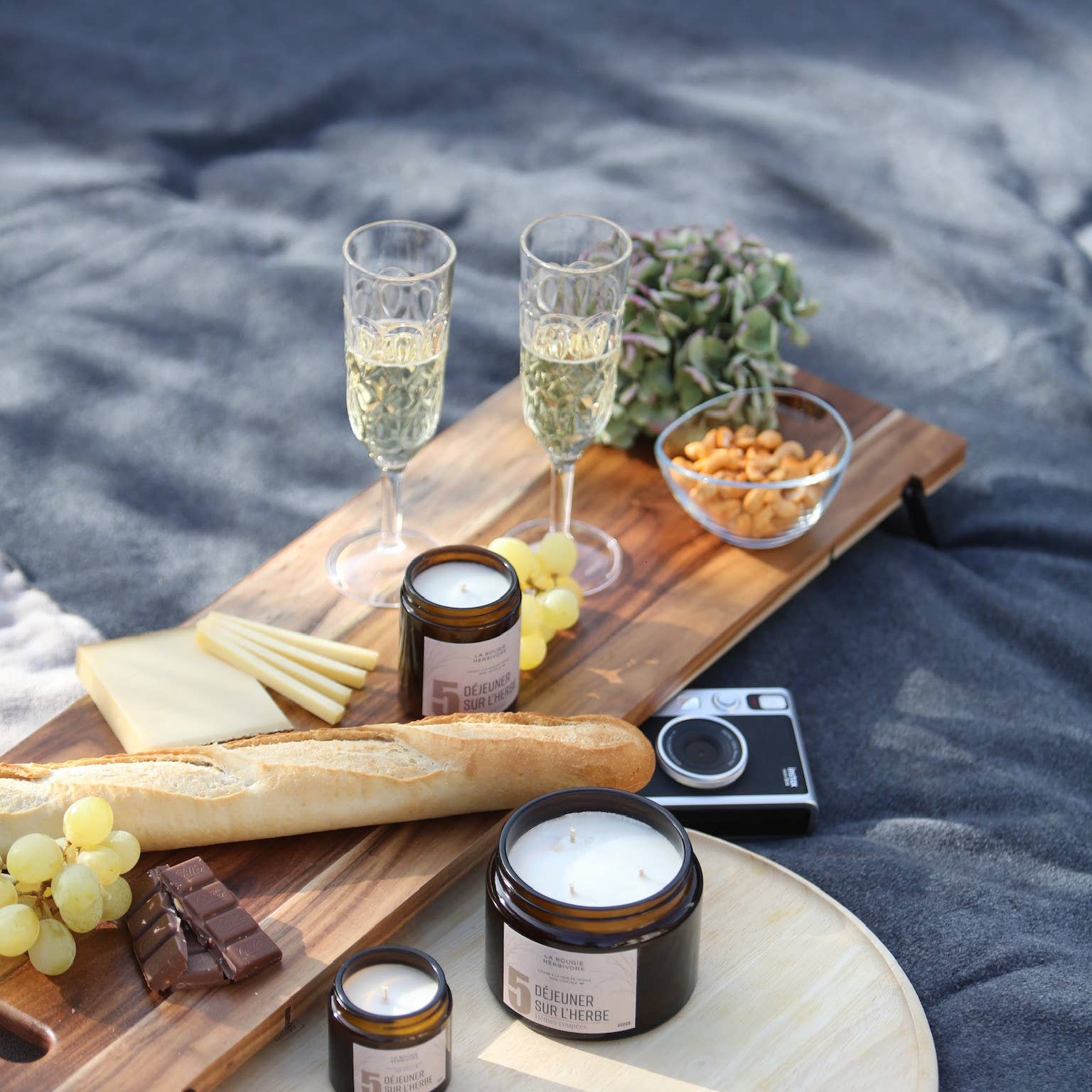 LA BOUGIE HERBIVORE - Vente Bougie en bocal - Bougie parfumée naturelle N°5 Déjeuner sur l'herbe 3 formats7