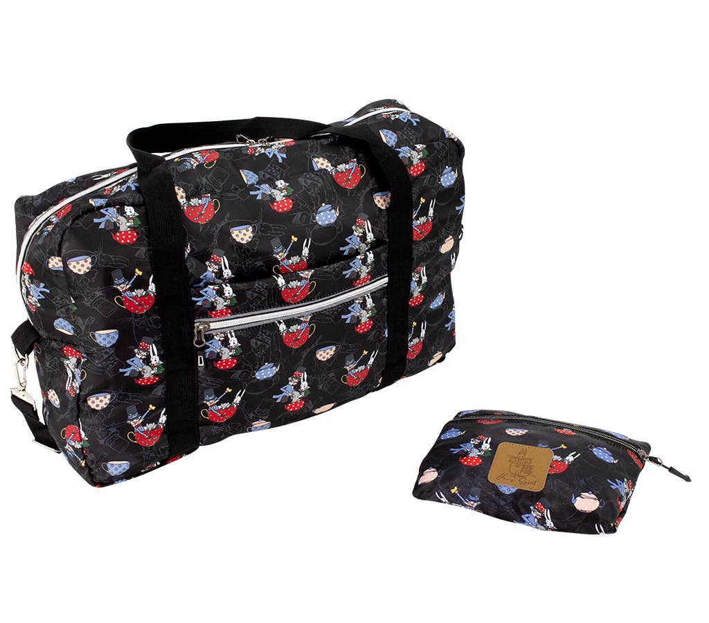 Magnolia Lounge - Wholesale Tote Bag - Women's - Alice In Wonderland Large Foldable Travel Tote Bag1