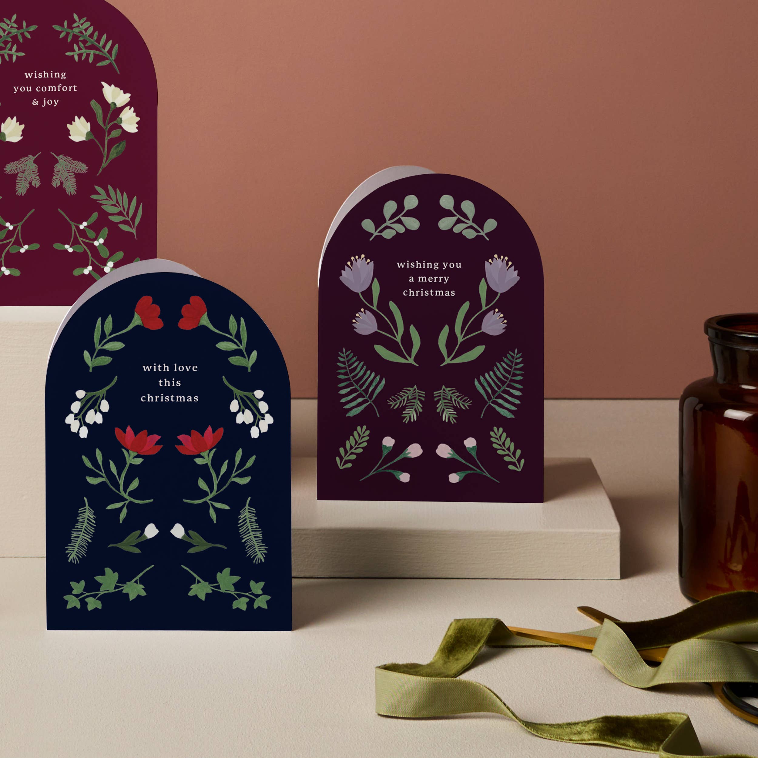 Ink & Bloom - Vente Cartes de Noël - Carte de Vœux Joyeux Noël | Carte de Noël Moderne1