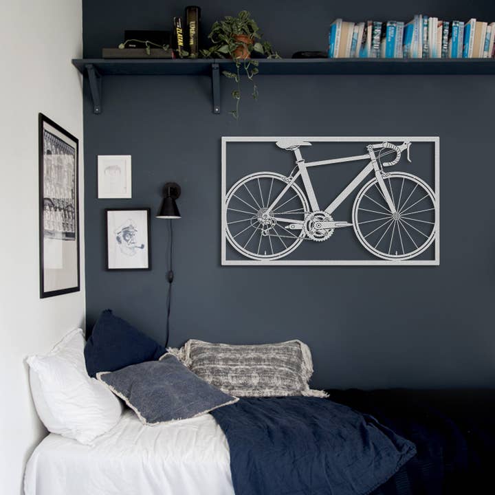 NOXART LLC – Großhandel 3D-Wandkunst – Fahrrad-Metall-Wandkunst - APT2178