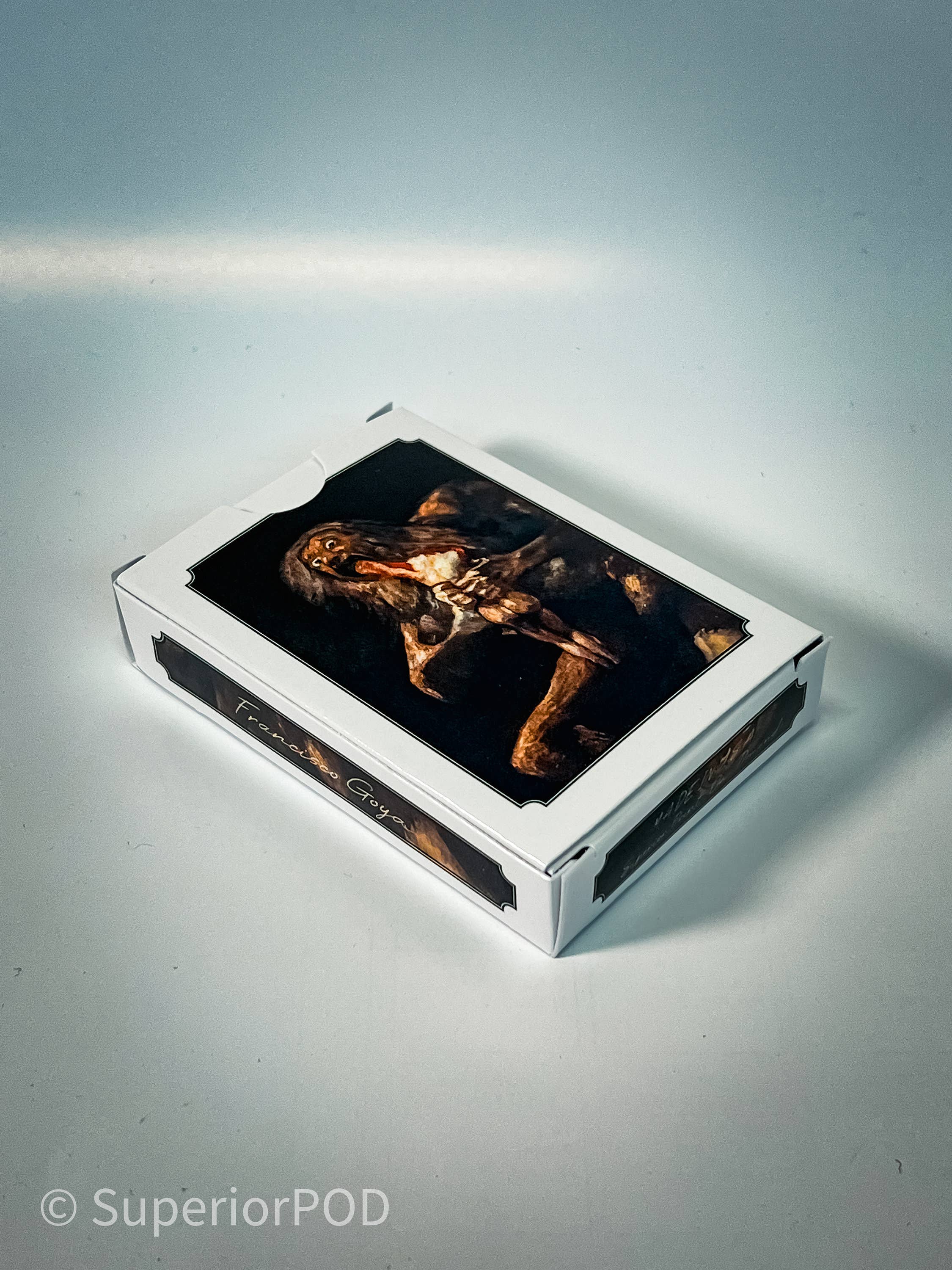 Superior Print on Demand – Cartas de jogar por atacado – Francisco Goya Saturno Devorando o Filho a Jogar Baralho de Cartas1