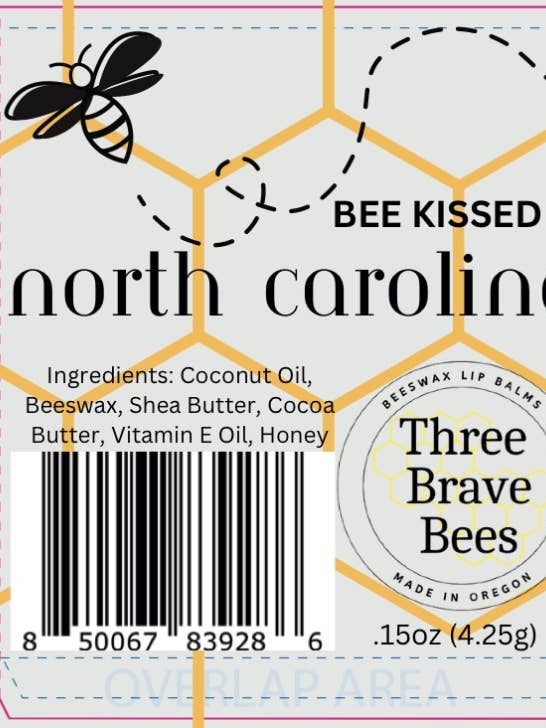Noord-Carolina Lippenbalsem voor wholesale door Three Brave Bees