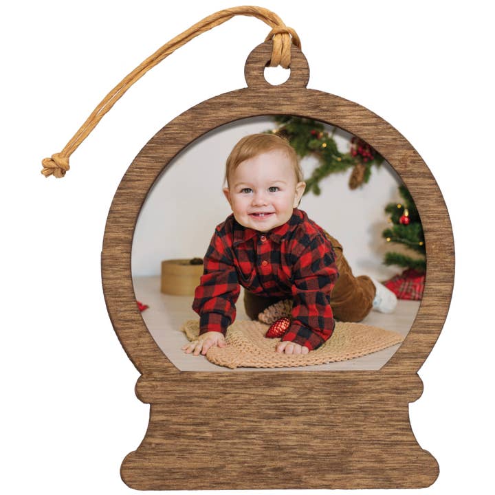 Neil Enterprises - Vendita all'ingrosso Decorazione - Decorazione fotografica in legno a forma di globo di neve