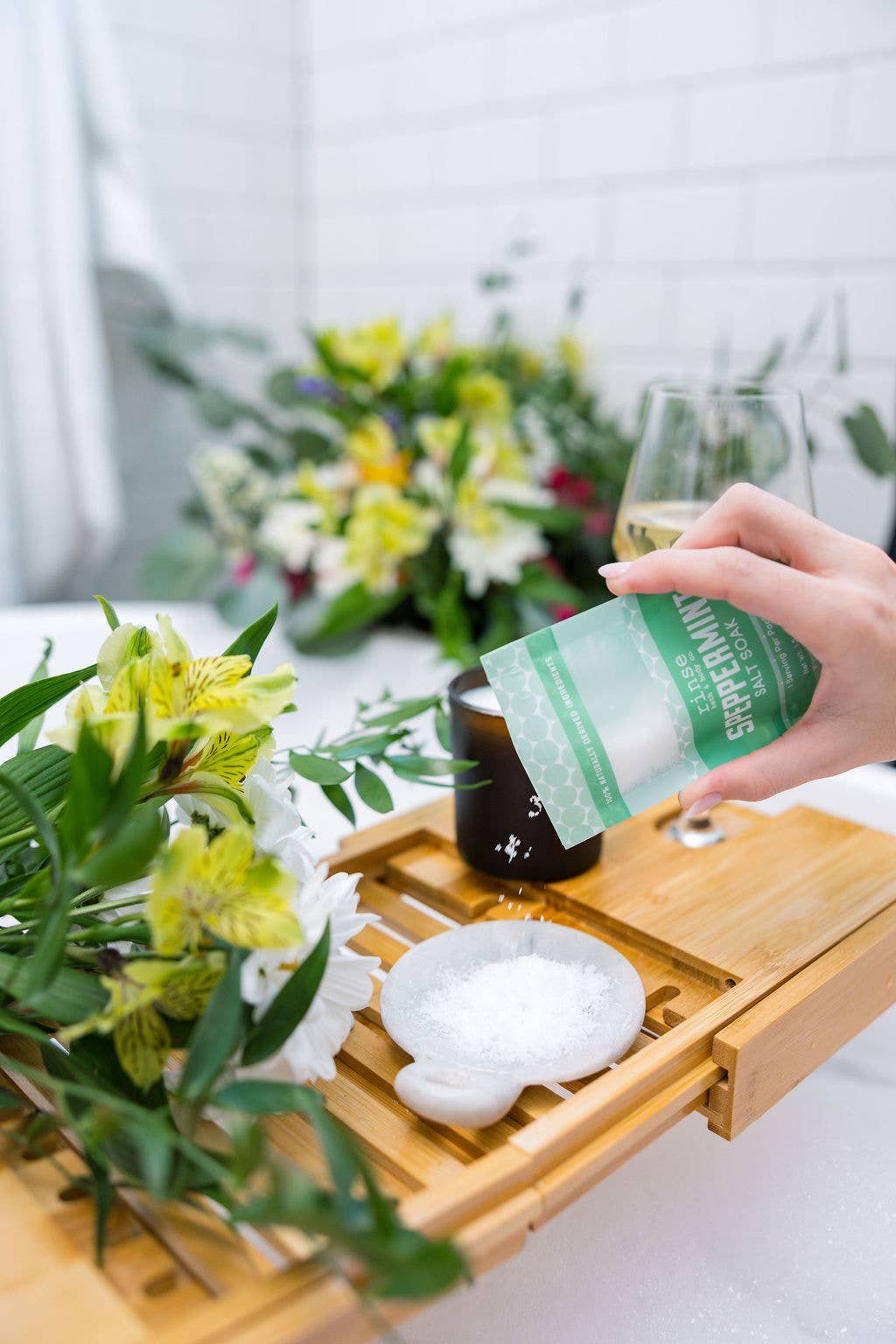 Rinse Bath Body Inc - Vente Sel de bain - Sels de trempage - Menthe poivrée | Sels de bain1