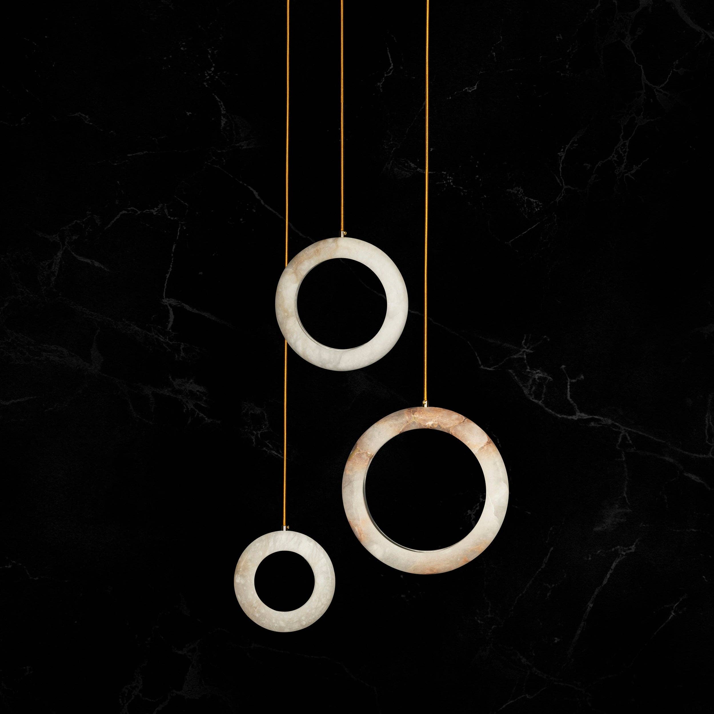 HEKA LIGHTING & TRADING LTD - Wholesale Chandelier/Hanging Light - Handmade Marble Bagel Pendant Lamp, Brass LED Light Chandelier, Housewarming Gift Art Deco Hanging Lighting, Ceiling Lights. MODEL : GAMBA8