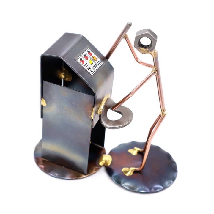 One Armed Bandit with Man for wholesale by Rock Creek Metal Craft