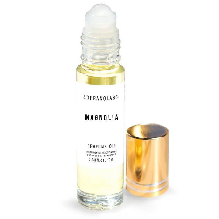 MAGNOLIA Vegan Perfume Oil. Gift for her. Roll on 10 ml for wholesale by SopranoLabs