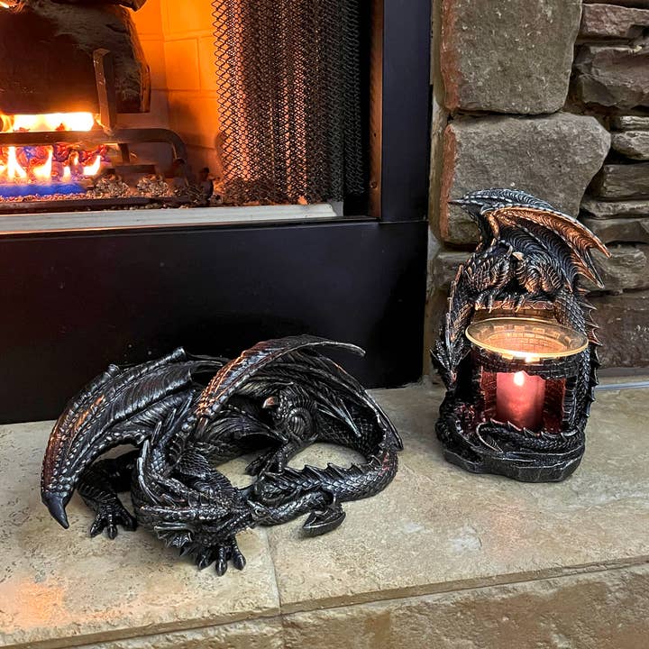 Zeckos – Aquecedor de óleo por atacado – Queimador de Óleo Elétrico Guardião do Castelo do Dragão Feroz5