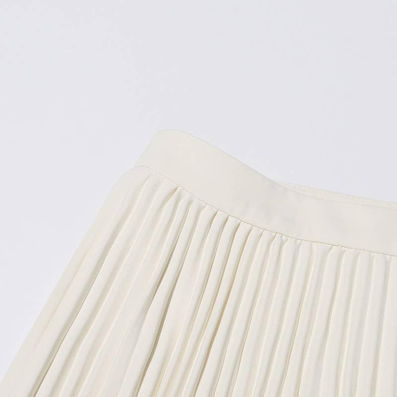 Color as pictures SY215 Chic Autumn Suit & Pleated Skirt Ensemble for wholesale on Faire19