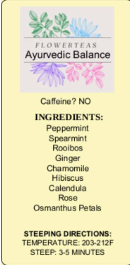 FlowerTeas – Engroshandel Løs te – Løsbladet te i løs vægt 1 lbs Kommerciel brygning Fødevareservice54