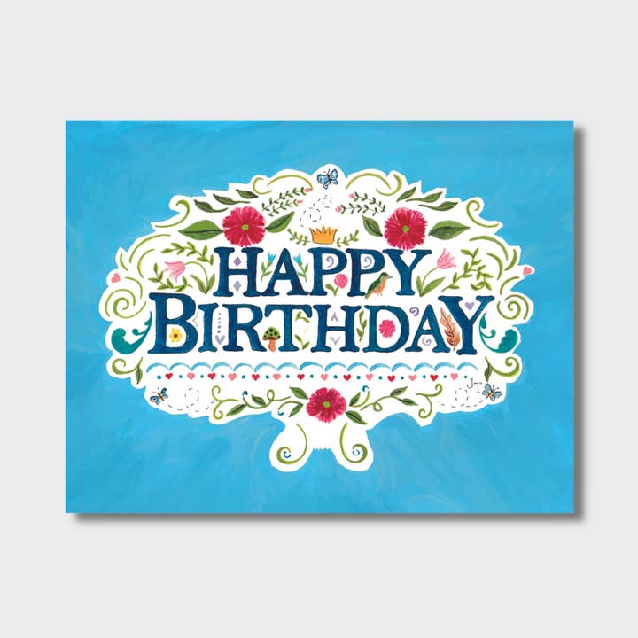 Garden Birthday Card by Tulip Design Co. for wholesale by Tulip Design Company
