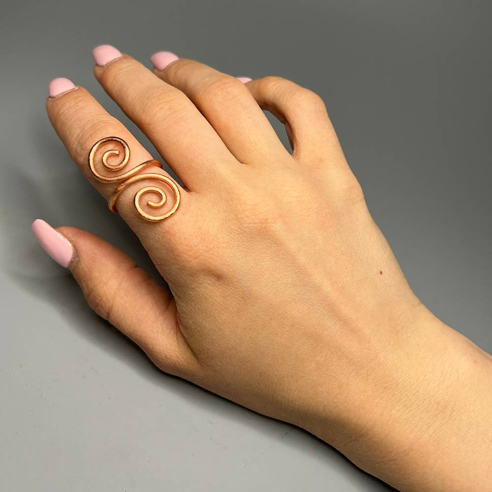 VIE – wholesale Band/stacked ring – Copper Rings16
