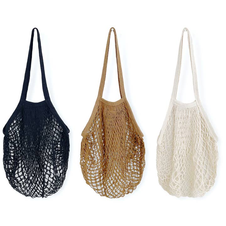 Cotton Mesh Market Bag (set of 3) for wholesale by Allydrew