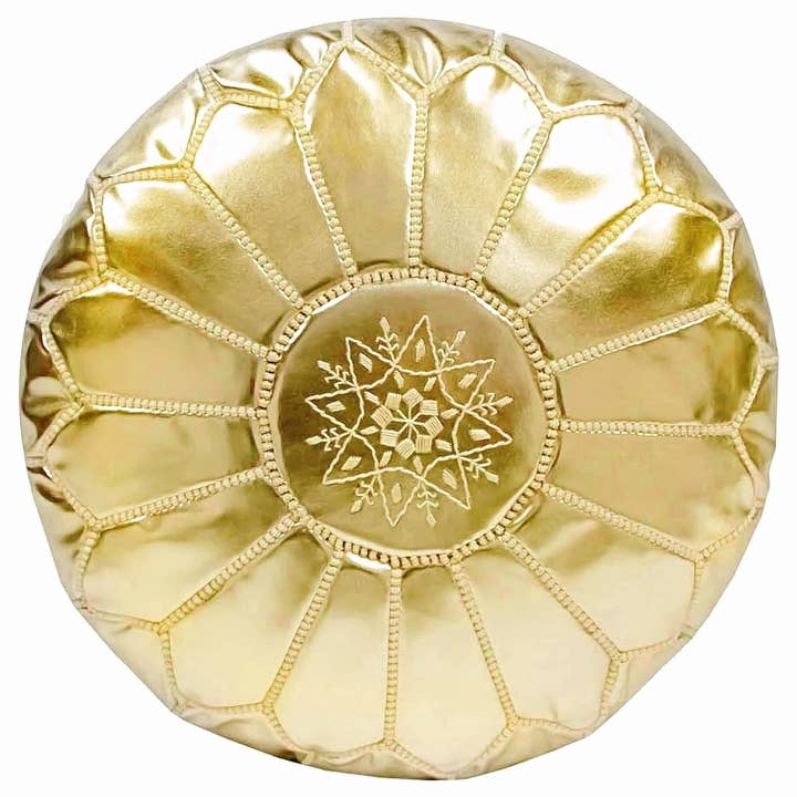 HandHappiness - Wholesale Pouf - Moroccan Ottoman pouf - Handmade Leather Pouf8