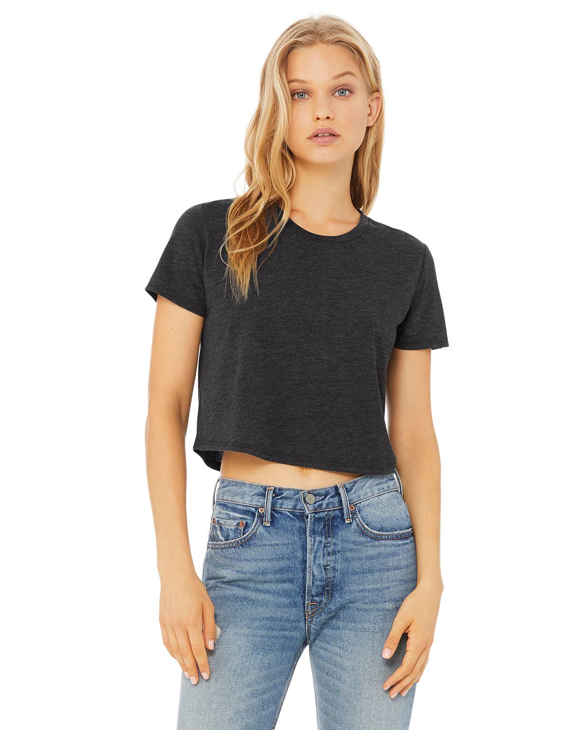 Total Apparel - Wholesale T-Shirt - Women's - Bella + Canvas Ladies' Flowy Cropped T-Shirt | B88823